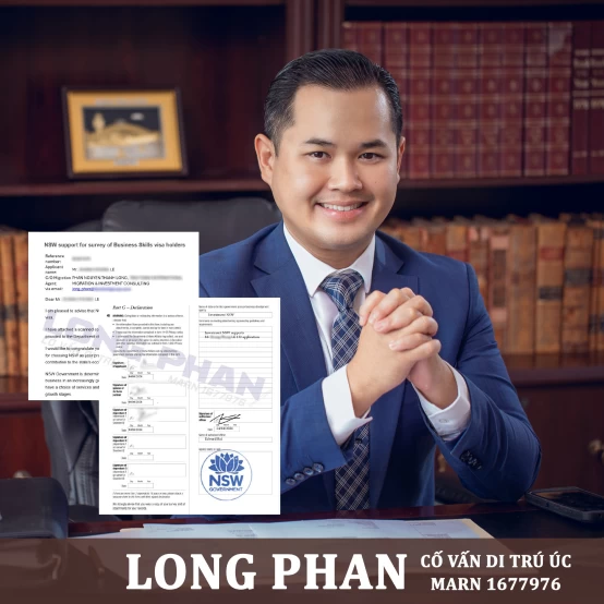 CHÚC MỪNG GIA ĐÌNH ANH HOÀNG ĐƯỢC TIỂU BANG NEW SOUTH WALES XÁC NHẬN ĐÃ THỰC HIỆN ĐÚNG CAM KẾT CỦA VISA 132A – DIỆN LỊCH SỬ KINH DOANH THÀNH CÔNG